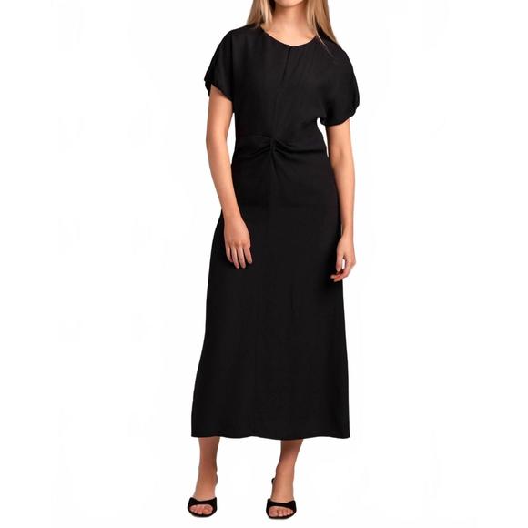 NEW BEATRICE .B cinched midi dress in eclipse